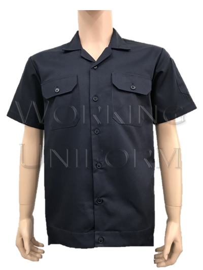 เสื้อช็อปนักเรียนสีกรมท่า IN STOCK เสื้อช็อปนักเรียนสีกรมท่า IN STOCK