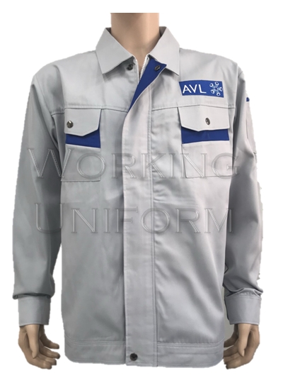 เสื้อแจ็คเก็ตสีเทา แต่งน้ำเงิน กุ๊นน้ำเงิน เสื้อแจ็คเก็ตสีเทา แต่งน้ำเงิน กุ๊นน้ำเงิน