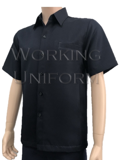 เสื้อซาฟารีสีกรมท่า กระเป๋า 3 ใบ IN STOCK เสื้อซาฟารีสีกรมท่า กระเป๋า 3 ใบ IN STOCK