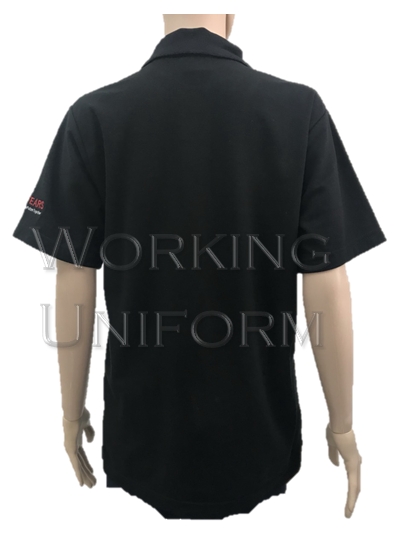 เสื้อโปโลสีดำ แขนปล่อย