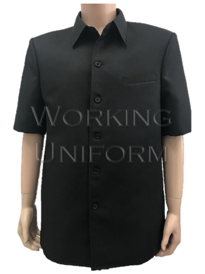 เสื้อซาฟารีสูทแขนสั้น สีดำ ซับบในทั้งตัว IN STOCK เสื้อซาฟารีสูทแขนสั้น สีดำ ซับบในทั้งตัว IN STOCK