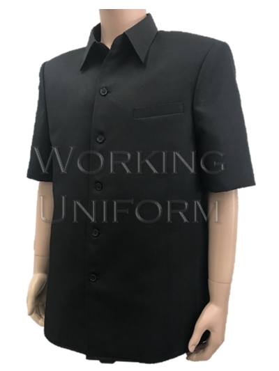 เสื้อซาฟารีสูทแขนสั้น สีดำ ซับบในทั้งตัว IN STOCK เสื้อซาฟารีสูทแขนสั้น สีดำ ซับบในทั้งตัว IN STOCK