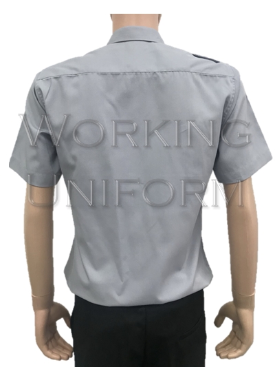 เสื้อรปภ แขนสั้น สีเทาอ่อน IN STOCK เสื้อรปภ แขนสั้น สีเทาอ่อน IN STOCK