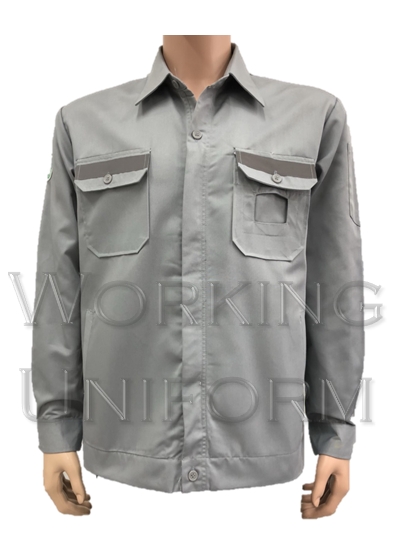 เสื้อช็อปสีเทา ติดสะท้อนแสงเหลืองมะนาว IN STOCK เสื้อช็อปสีเทา ติดสะท้อนแสงเหลืองมะนาว IN STOCK