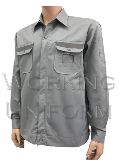 เสื้อช็อปสีเทา ติดสะท้อนแสงเหลืองมะนาว IN STOCK เสื้อช็อปสีเทา ติดสะท้อนแสงเหลืองมะนาว IN STOCK