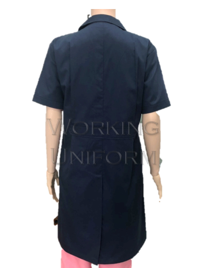 เสื้อกาวน์ยาว แขนสั้น สีกรมท่า IN STOCK เสื้อกาวน์ยาว แขนสั้น สีกรมท่า IN STOCK