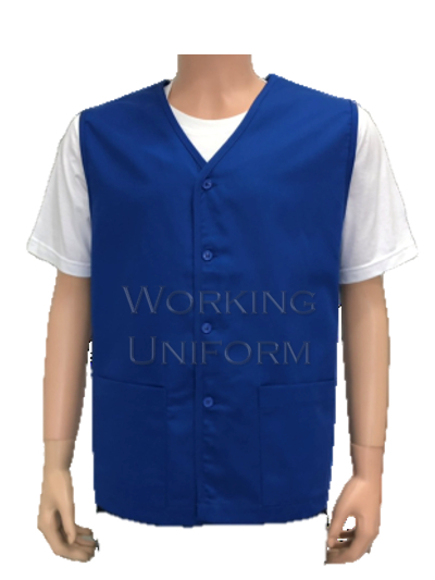 เสื้อกั๊กพนักงานทั่วไปสีน้ำเงิน IN STOCK เสื้อกั๊กพนักงานทั่วไปสีน้ำเงิน IN STOCK