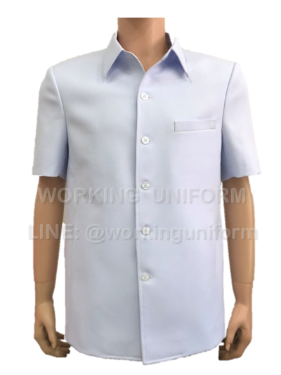 เสื้อซาฟารีสูทแขนสั้น สีขาว ซับบในทั้งตัว IN STOCK เสื้อซาฟารีสูทแขนสั้น สีขาว ซับบในทั้งตัว IN STOCK