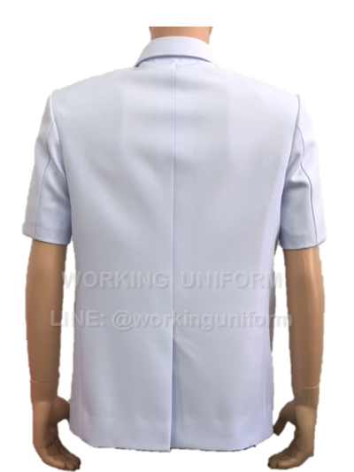 เสื้อซาฟารีสูทแขนสั้น สีขาว ซับบในทั้งตัว IN STOCK เสื้อซาฟารีสูทแขนสั้น สีขาว ซับบในทั้งตัว IN STOCK