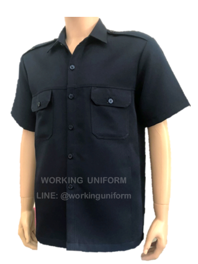 เสื้อซาฟารีสีกรมท่า มีอินธนู กระเป๋าปะ 2 ข้าง IN STOCK เสื้อซาฟารีสีกรมท่า มีอินธนู กระเป๋าปะ 2 ข้าง IN STOCK