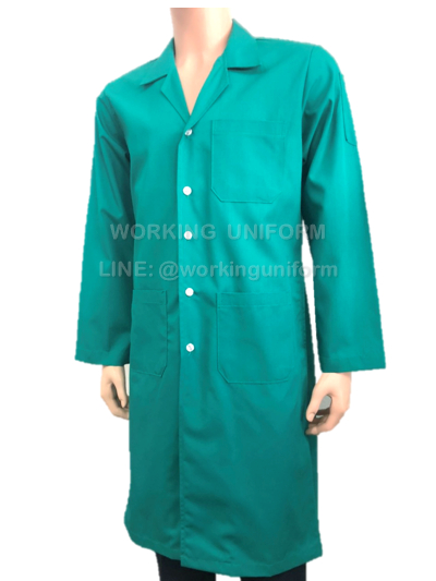 เสื้อกาวน์ยาว แขนยาวสีเขียวเข้ม IN STOCK เสื้อกาวน์ยาว แขนยาวสีเขียวเข้ม IN STOCK