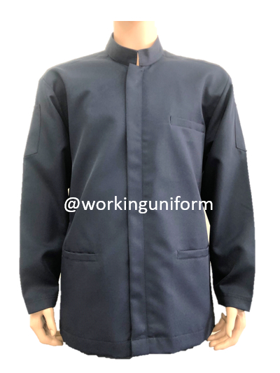 เสื้อแมสเซนเจอร์ สีกรมท่า คอจีน เสื้อแมสเซนเจอร์ สีกรมท่า คอจีน