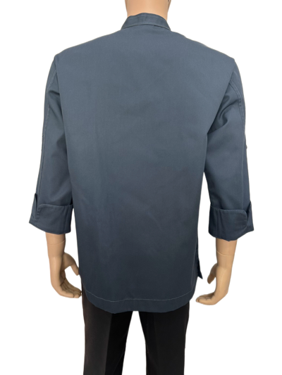 เสื้อกุ๊กเสื้อเชฟ แขนยาว สีเทาเข้ม IN STOCK