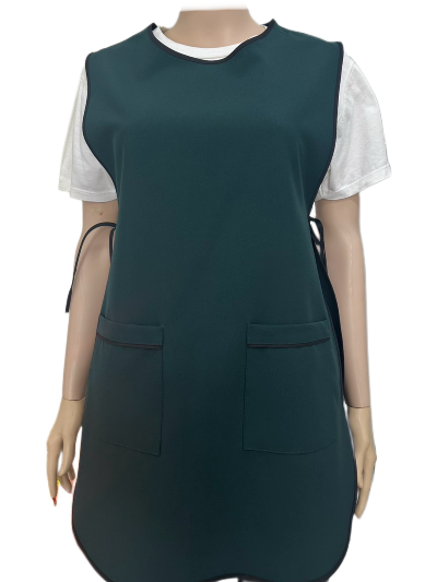 เอี๊ยมกันเปื้อนสีเขียวหัวเป็ด กุ๊นดำ IN STOCK เอี๊ยมกันเปื้อนสีเขียวหัวเป็ด กุ๊นดำ IN STOCK