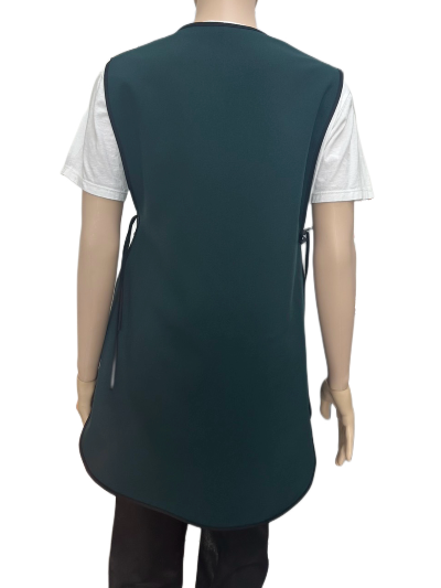 เอี๊ยมกันเปื้อนสีเขียวหัวเป็ด กุ๊นดำ IN STOCK เอี๊ยมกันเปื้อนสีเขียวหัวเป็ด กุ๊นดำ IN STOCK