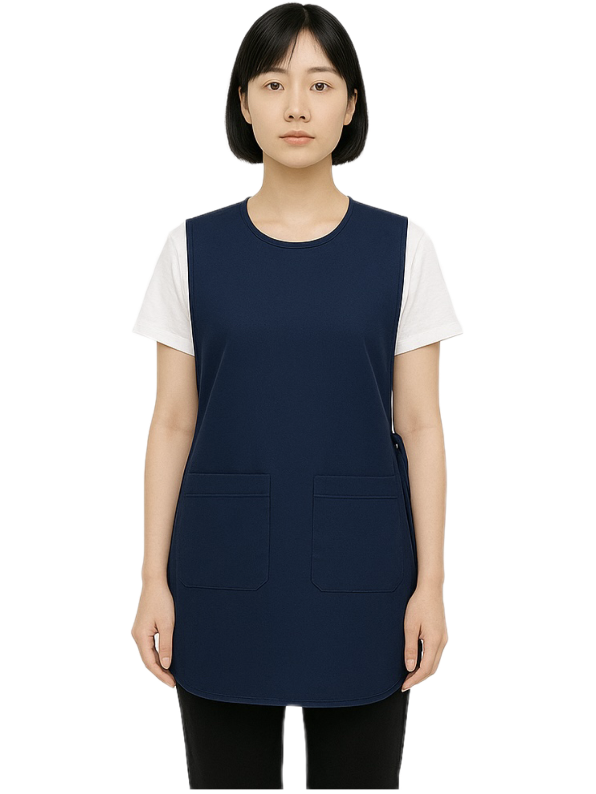 เอี๊ยมกันเปื้อนสีกรมท่า IN STOCK เอี๊ยมกันเปื้อนสีกรมท่า IN STOCK